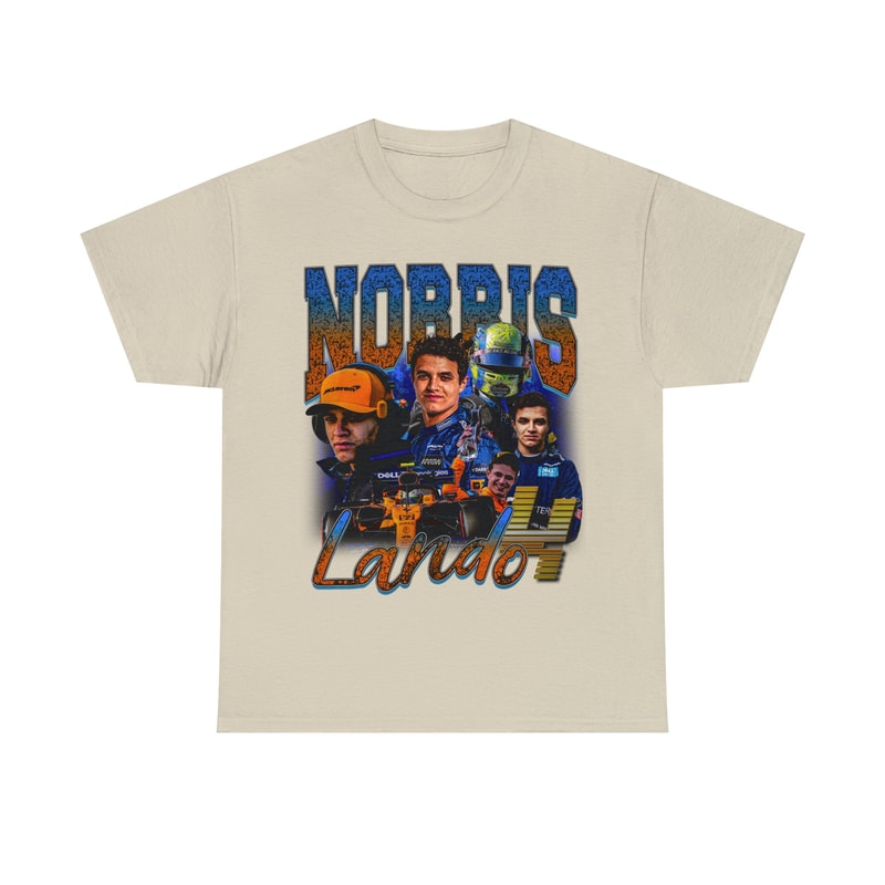 Limited Norris Lando Vintage T-Shirt, Graphic Unisex T-shirt, Retro 90's Fans Homage T-shirt, Gift For Women and Men - 8.jpg