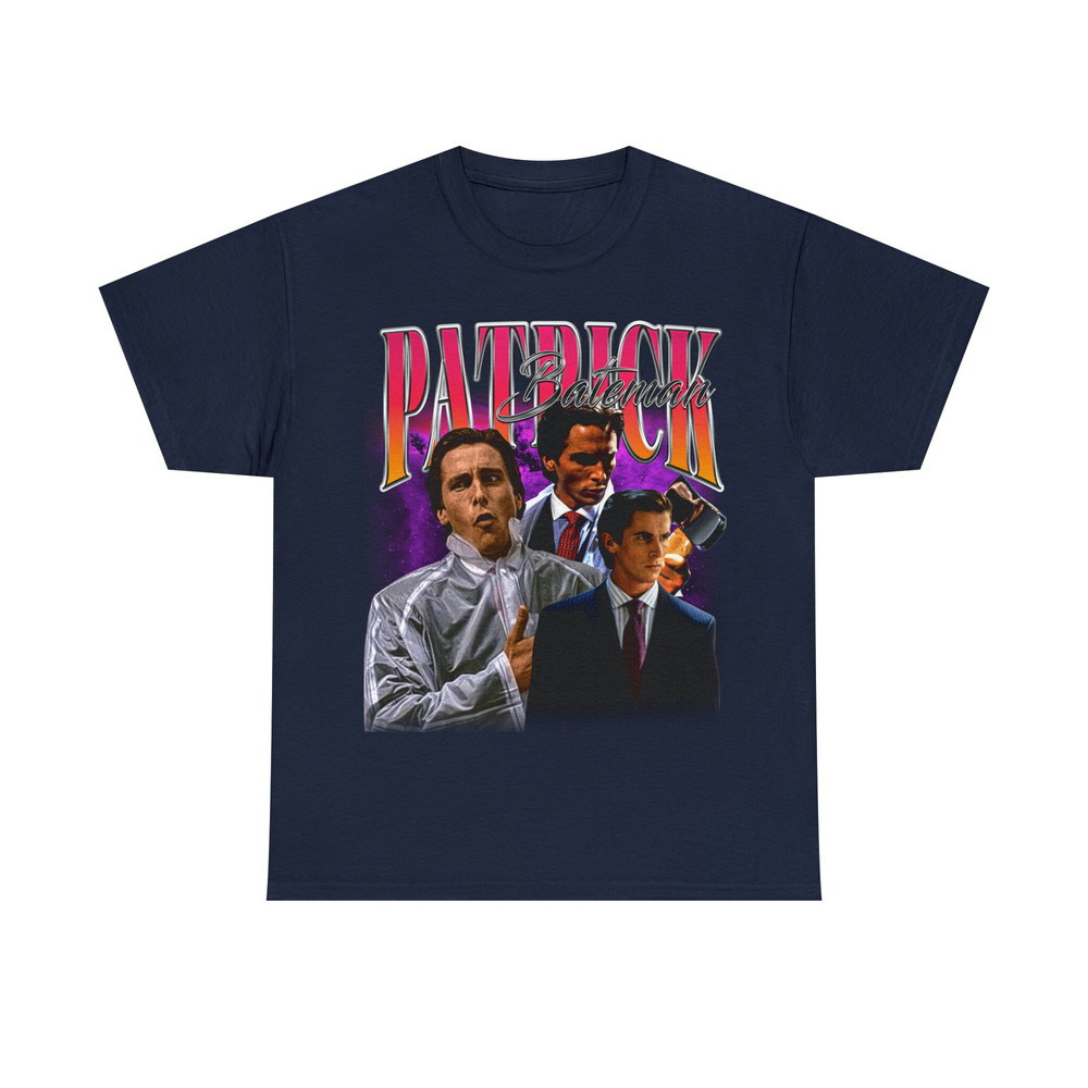 Limited Patrick Bateman Vintage T-Shirt, Patrick Bateman Graphic T-shirt, Retro 90's Fans Homage T-shirt, Gift For Women and Men - 3.jpg
