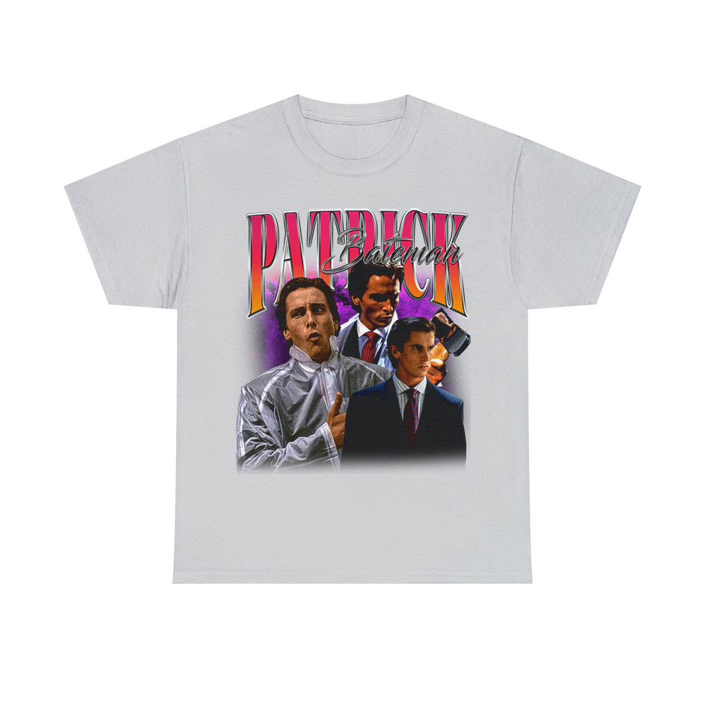 Limited Patrick Bateman Vintage T-Shirt, Patrick Bateman Graphic T-shirt, Retro 90's Fans Homage T-shirt, Gift For Women and Men - 5.jpg