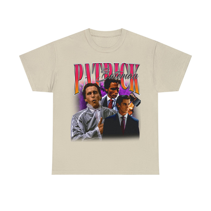 Limited Patrick Bateman Vintage T-Shirt, Patrick Bateman Graphic T-shirt, Retro 90's Fans Homage T-shirt, Gift For Women and Men - 8.jpg