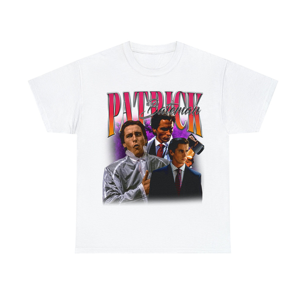 Limited Patrick Bateman Vintage T-Shirt, Patrick Bateman Graphic T-shirt, Retro 90's Fans Homage T-shirt, Gift For Women and Men - 9.jpg