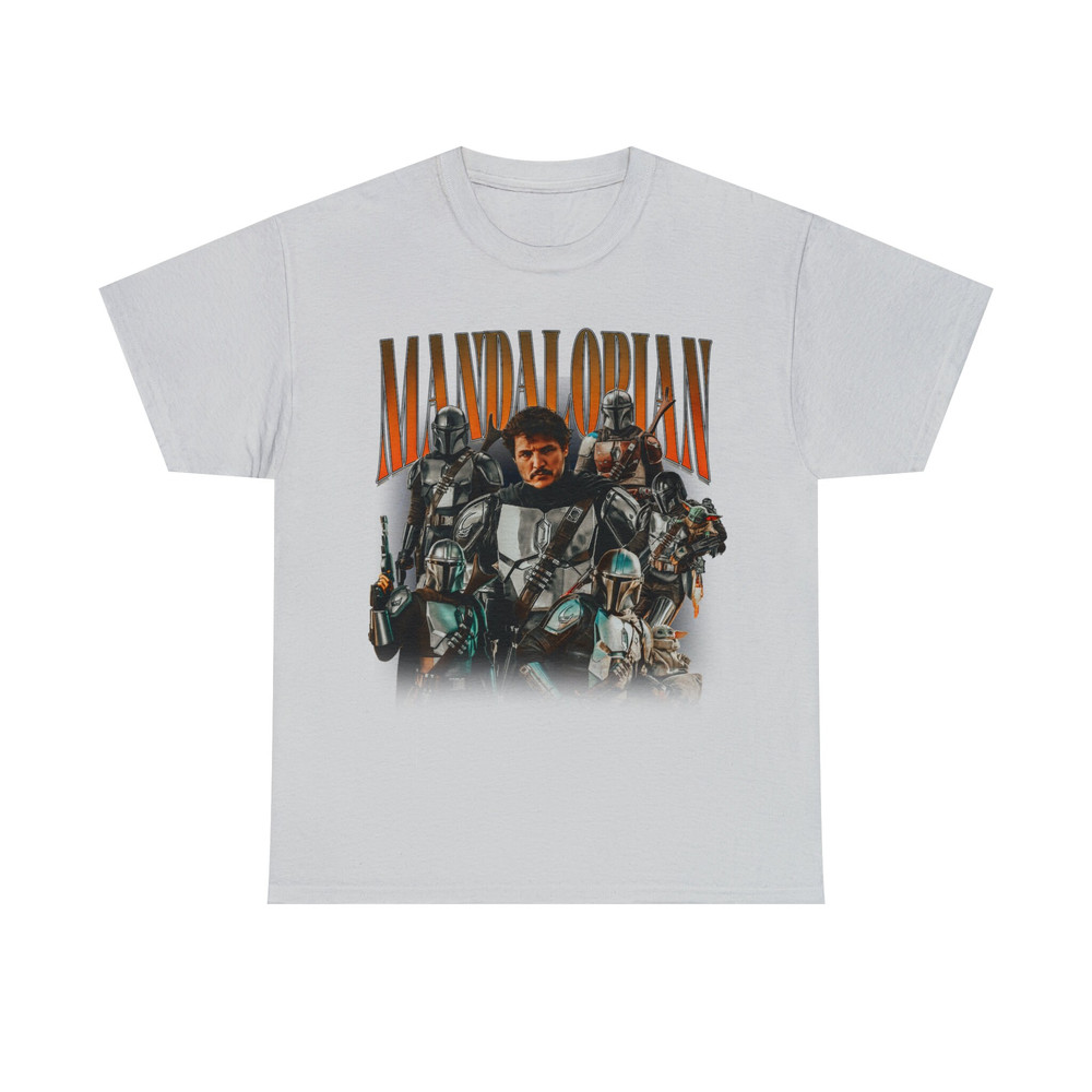 Limited Pedro Pascal Mandalorian Vintage T-Shirt, Graphic Unisex T-shirt, Retro 90's Fans Homage T-shirt, Gift For Women and Men - 4.jpg