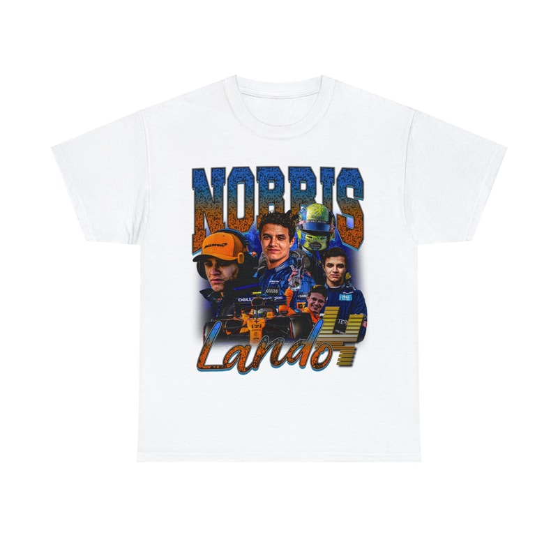 Limited Norris Lando Vintage T-Shirt, Graphic Unisex T-shirt, Retro 90's Fans Homage T-shirt, Gift For Women and Men - 9.jpg