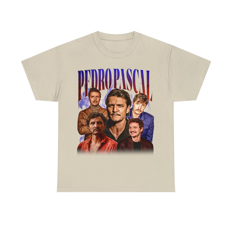 Limited PEDRO PASCAL Vintage T-Shirt, Graphic Unisex T-shirt, Retro 90's Pedro Pascal Fans Homage T-shirt, Gift For Women and Men - 5.jpg