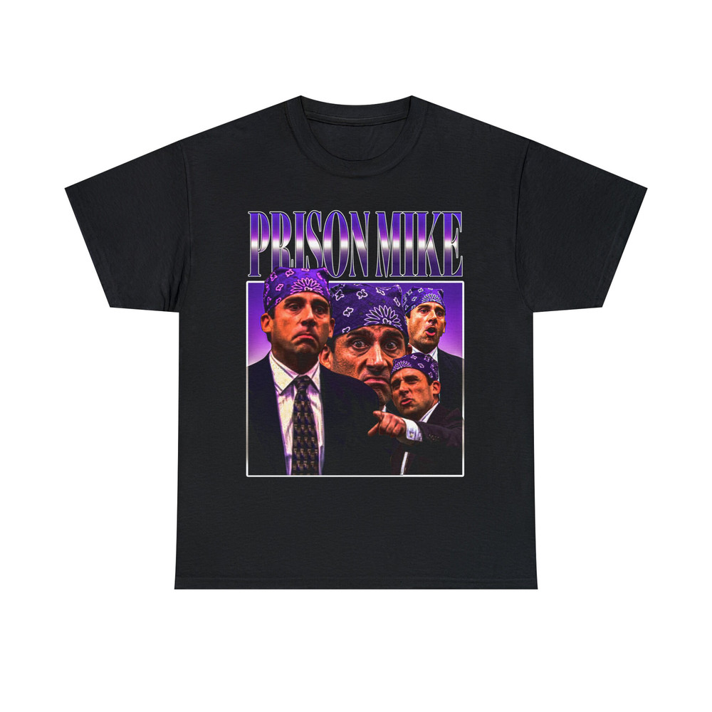 Limited PRISON MIKE Vintage T-Shirt, Graphic Unisex Michael Scott T-shirt, Retro 90's Fans Homage T-shirt, Gift For Women and Men - 3.jpg