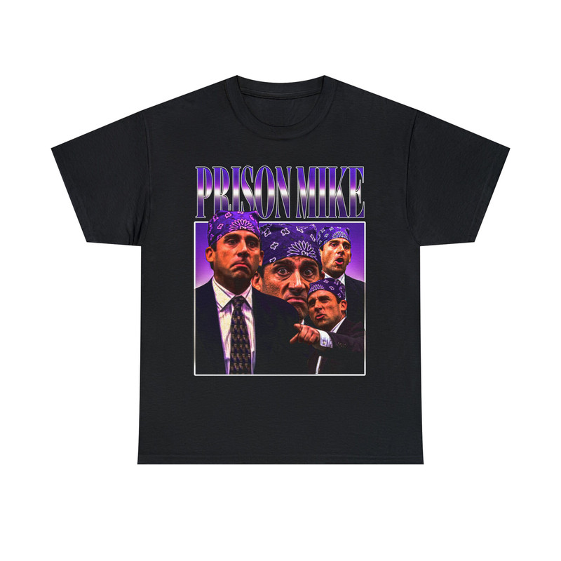 Limited PRISON MIKE Vintage T-Shirt, Graphic Unisex Michael Scott T-shirt, Retro 90's Fans Homage T-shirt, Gift For Women and Men - 3.jpg