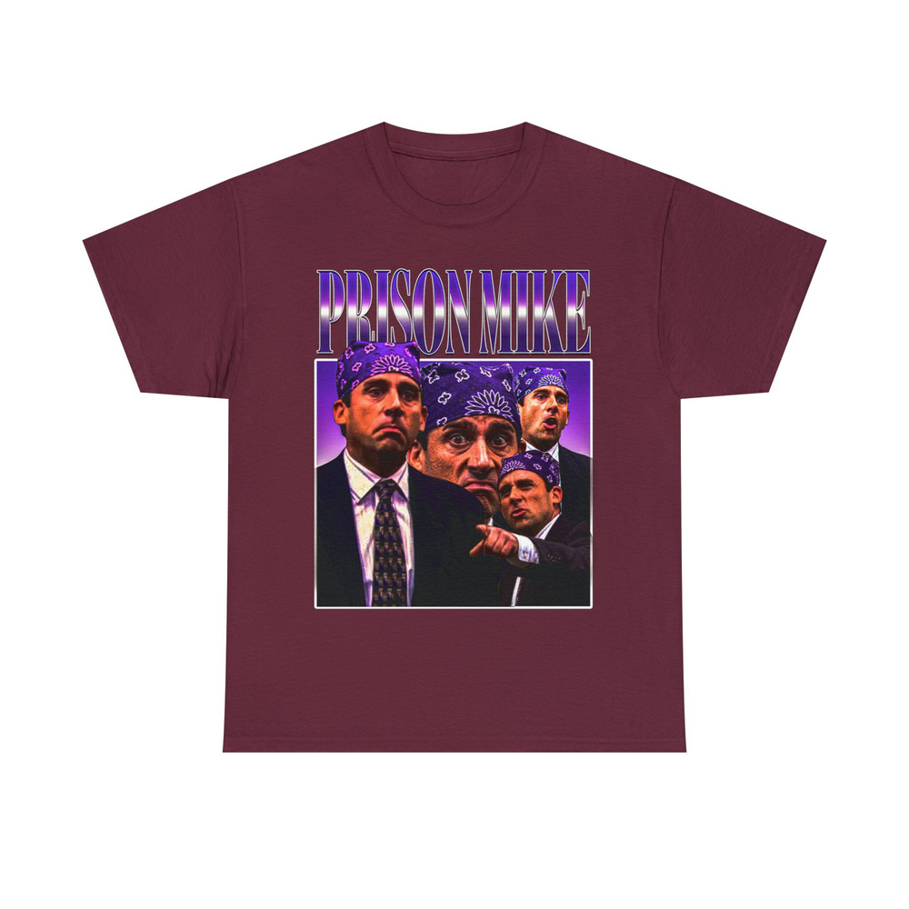 Limited PRISON MIKE Vintage T-Shirt, Graphic Unisex Michael Scott T-shirt, Retro 90's Fans Homage T-shirt, Gift For Women and Men - 6.jpg
