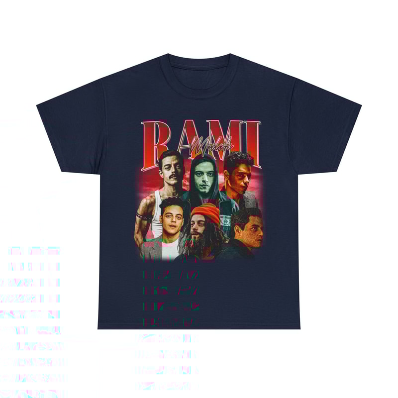 Limited Rami Malek Vintage T-Shirt, Graphic Unisex T-shirt, Retro 90's rami malek Fans Homage T-shirt, Gift For Women and Men - 8.jpg