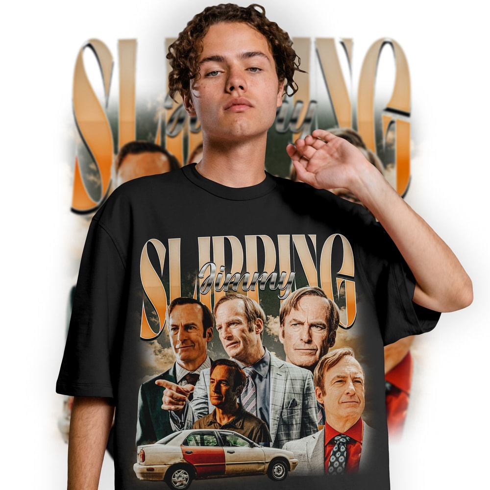 Limited Slippin Jimmy Vintage T-Shirt, Graphic Unisex T-shirt, Retro 90's Saul Goodman Fans Homage T-shirt, Gift For Women and Men - 2.jpg