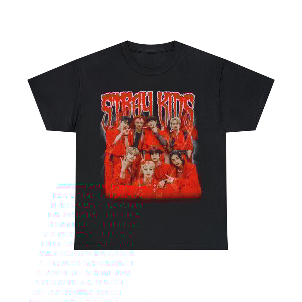 Limited Stray Kids Heavy Metal T-Shirt, Graphic Unisex T-shirt, Retro 90's Kpop Fans Homage T-shirt, Gift For Women and Men - 3.jpg
