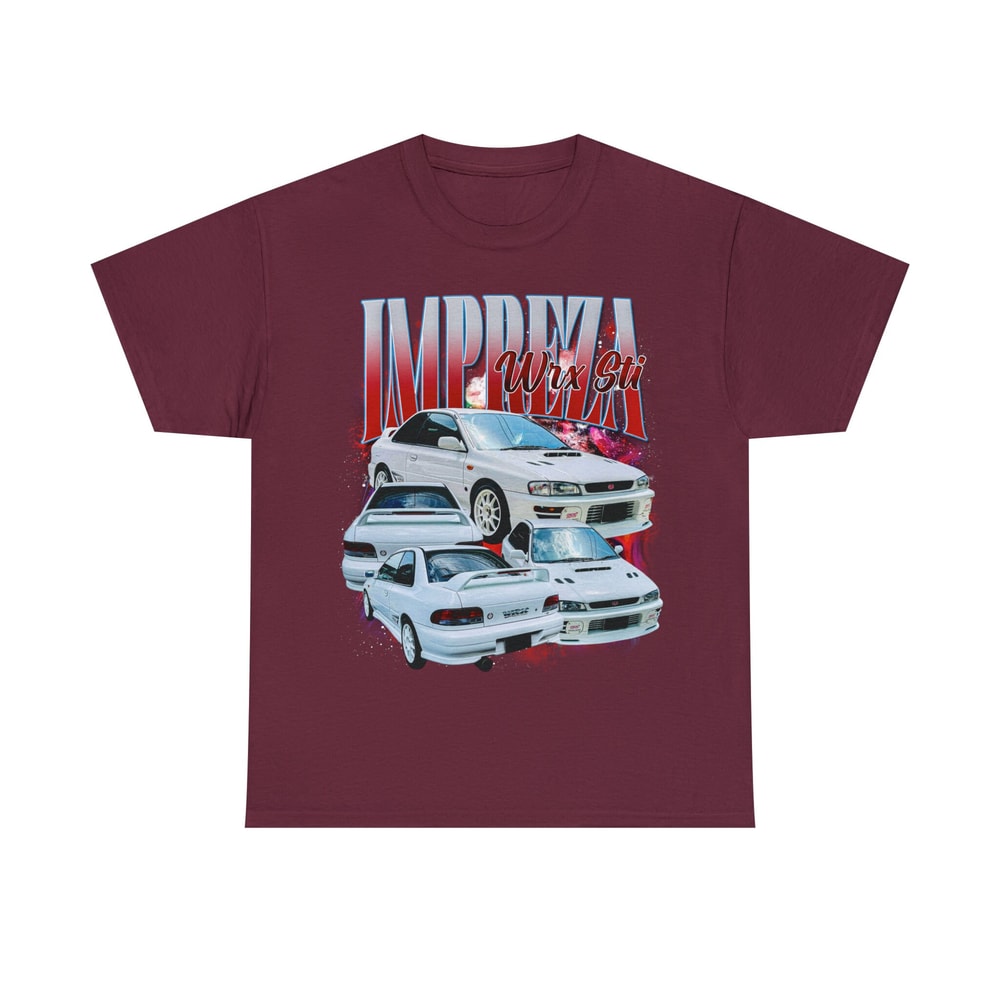 Limited Subaru Impreza WRX STI Vintage T-Shirt, Graphic T-shirt, Retro 90's Subaru STI Fans Homage T-shirt, Gift For Women and Men - 7.jpg