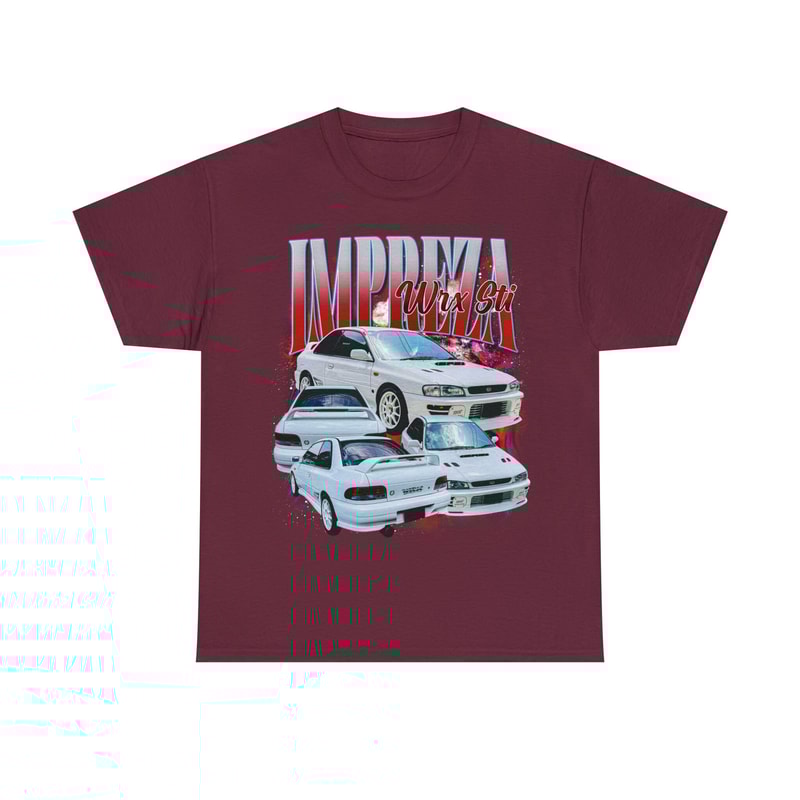 Limited Subaru Impreza WRX STI Vintage T-Shirt, Graphic T-shirt, Retro 90's Subaru STI Fans Homage T-shirt, Gift For Women and Men - 7.jpg