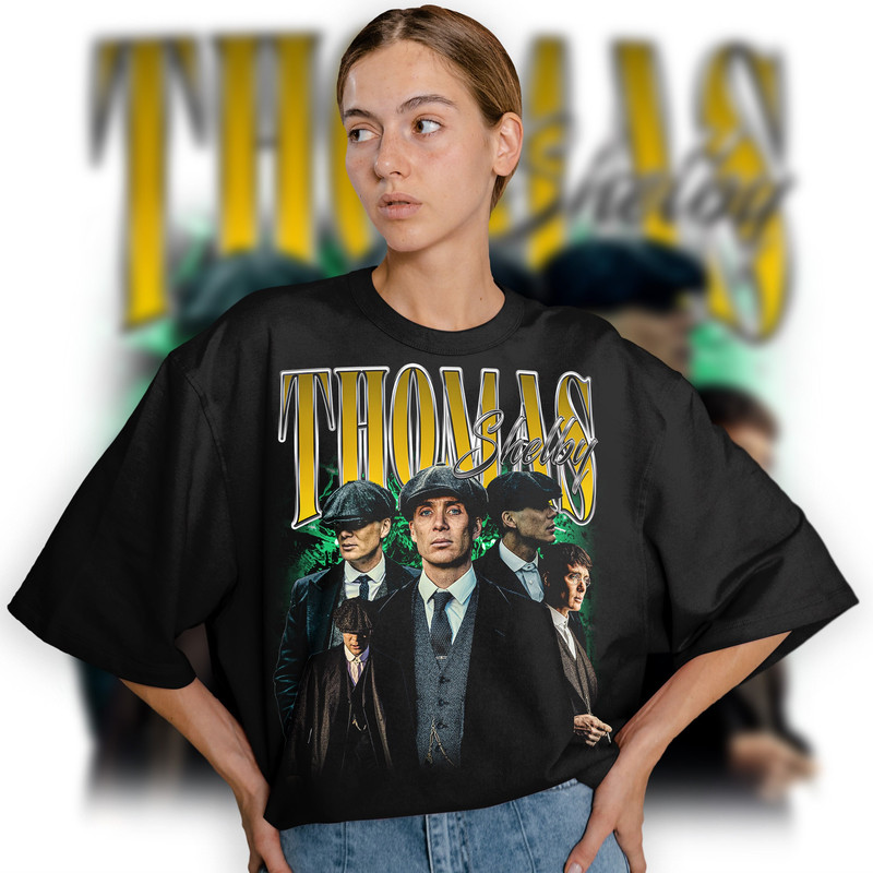 Limited Thomas shelby Vintage T-Shirt, Graphic T-shirt, Retro 90's Fans Homage T-shirt, Gift For Women and Men - 1.jpg