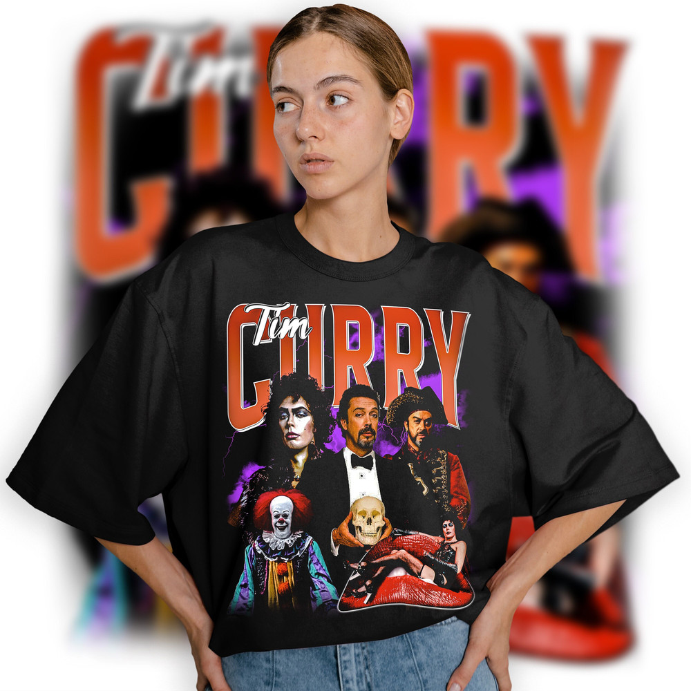 Limited TIM CURRY Vintage T-Shirt, Graphic T-shirt, Retro 90's Fans Homage T-shirt, Gift For Women and Men - 1.jpg
