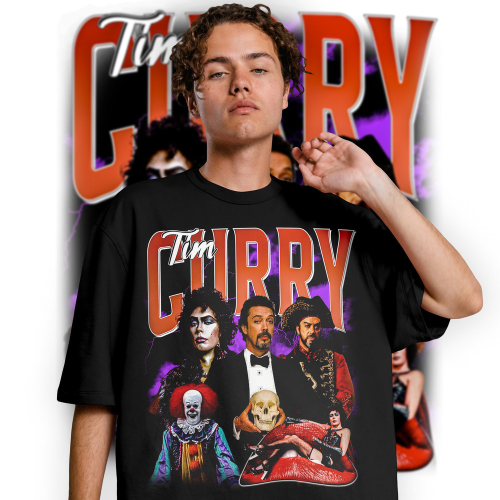 Limited TIM CURRY Vintage T-Shirt, Graphic T-shirt, Retro 90's Fans Homage T-shirt, Gift For Women and Men - 2.jpg