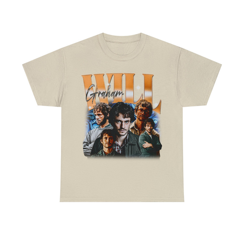 Limited WILL GRAHAM Vintage T-Shirt, Will Graham Homage Tshirt, Will Graham Fan Tees, Will Graham Tee, Will Graham Retro 90's Fans T-shirt, - 5.jpg