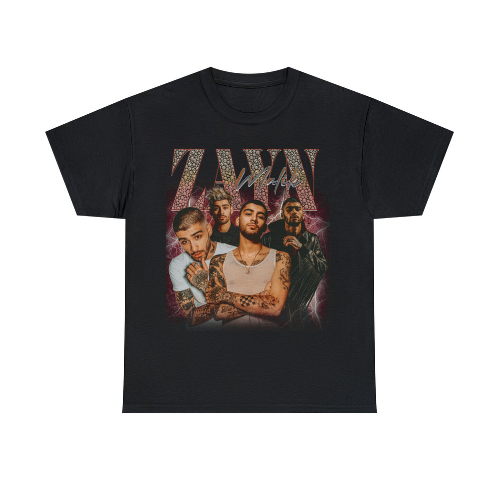 Limited ZAYN MALIK Vintage T-Shirt, Graphic Unisex T-shirt, Retro 90's Fans Homage T-shirt, Gift For Women and Men - 3.jpg