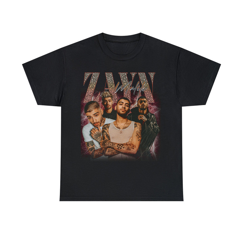Limited ZAYN MALIK Vintage T-Shirt, Graphic Unisex T-shirt, Retro 90's Fans Homage T-shirt, Gift For Women and Men - 3.jpg