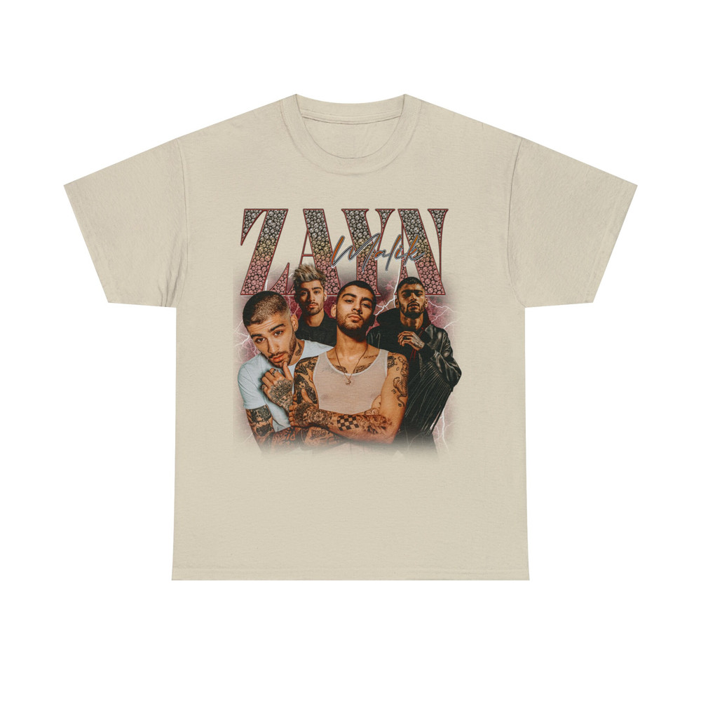 Limited ZAYN MALIK Vintage T-Shirt, Graphic Unisex T-shirt, Retro 90's Fans Homage T-shirt, Gift For Women and Men - 8.jpg