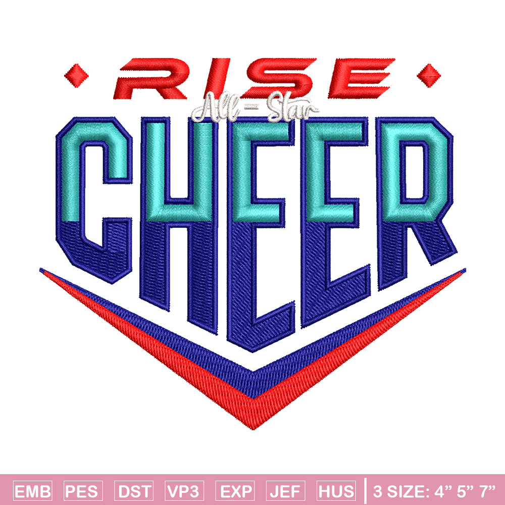 Cheer rise Logo embroidery design, Cheer rise Logo embroidery, embroidery file, logo design, Digital download..jpg