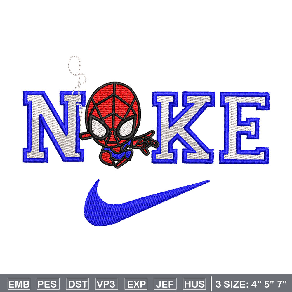 Chibi Spiderman embroidery design, Chibi Spiderman embroidery, logo design, embroidery file, Digital download..jpg