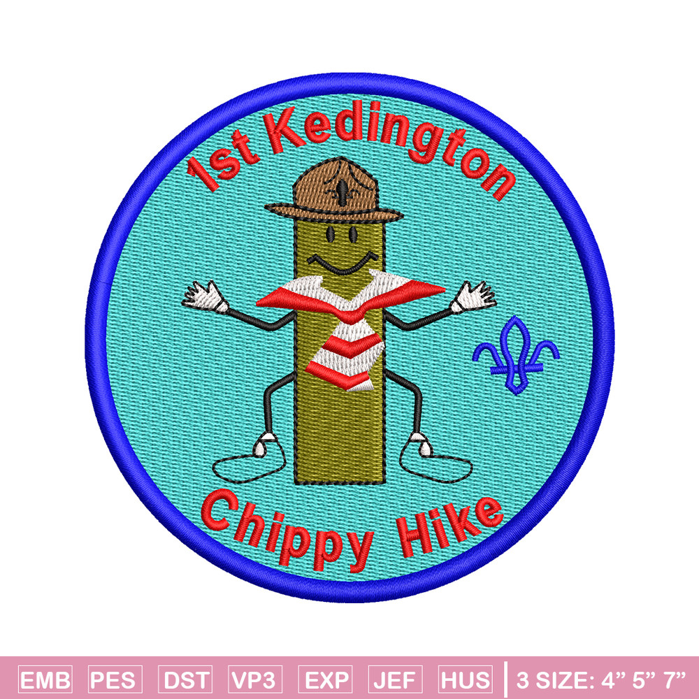 Chippy Hike logo embroidery design, Chippy Hike embroidery, embroidery file, logo design, logo shirt, Digital download.jpg