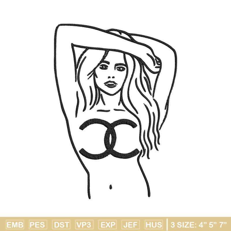 Gucci hot girl Embroidery Design, Gucci Embroidery, Embroidery File, Brand Embroidery, Logo shirt, Digital download.jpg