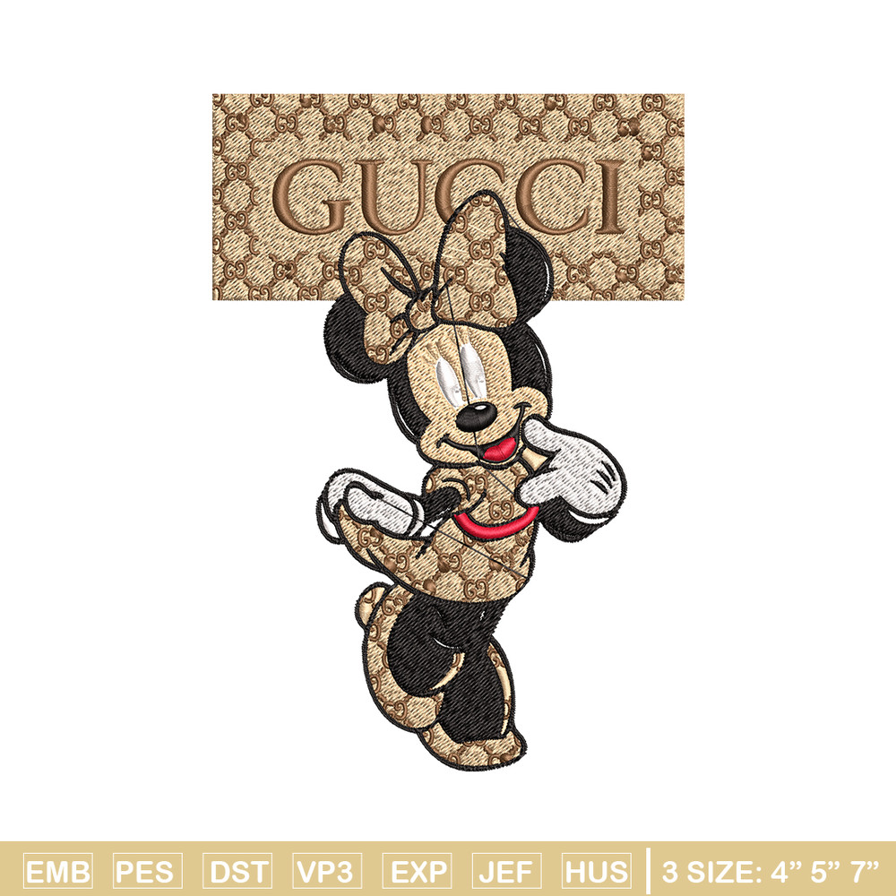 Gucci Minnie Embroidery design, Gucci Minnie Embroidery, Disney design, Embroidery File, cartoon shirt, Digital download.jpg