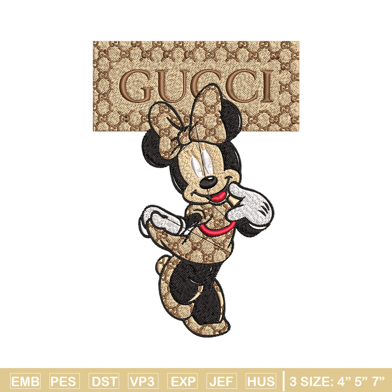 Gucci Minnie Embroidery design, Gucci Minnie Embroidery, Disney design, Embroidery File, cartoon shirt, Digital download.jpg