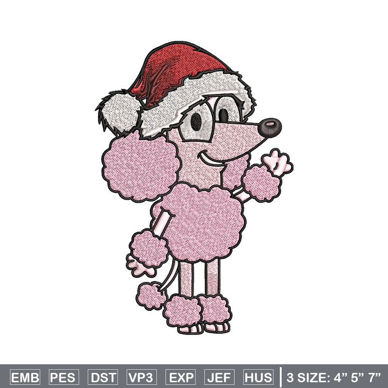 Coco chrismas hat Embroidery Design, Bluey Embroidery, Embroidery File, Brand Embroidery, Logo shirt, Digital download.jpg