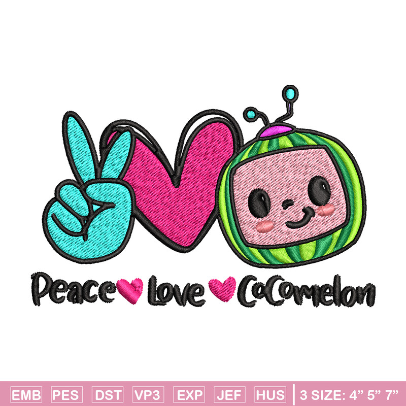 Cocomelon Logo Embroidery design, Cocomelon Embroidery, logo design, Embroidery File, logo shirt, Instant download..jpg