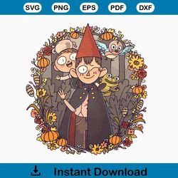 Vintage Over The Garden Wall Halloween PNG Download