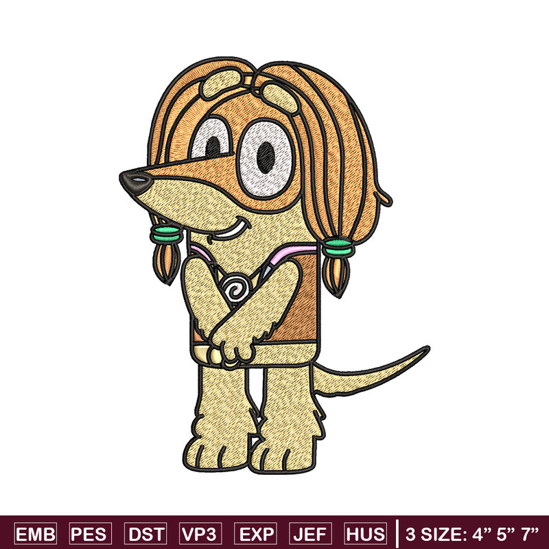Indy Bluey Embroidery, Bluey cartoon Embroidery, Embroidery File, cartoon design, cartoon shirt, Digital download..jpg