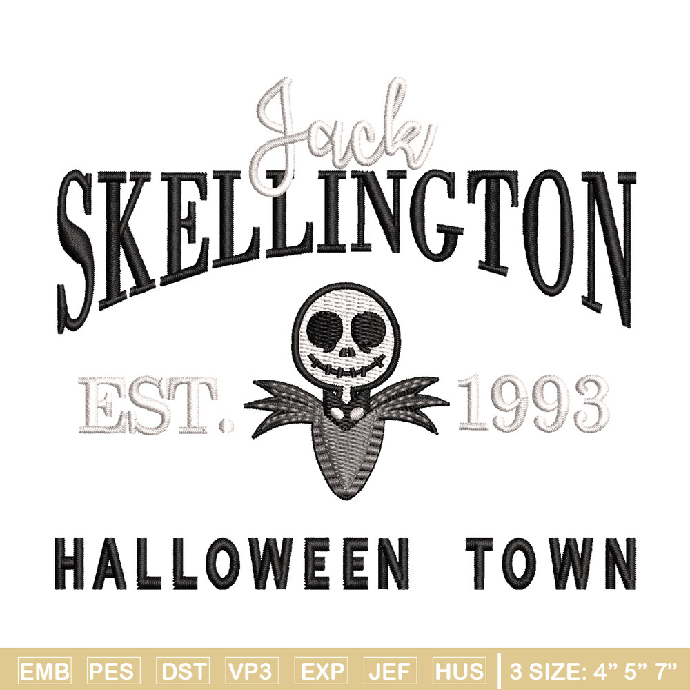 Jack Skellington embroidery design, Jack Skellington embroidery, halloween design, embroidery file, Digital download..jpg