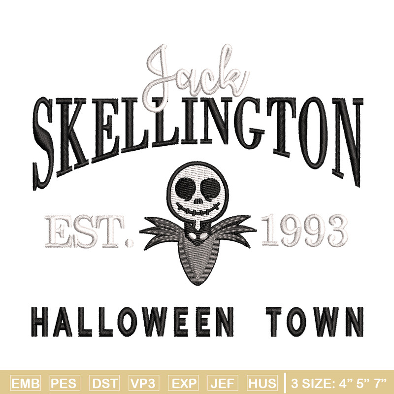 Jack Skellington embroidery design, Jack Skellington embroidery, halloween design, embroidery file, Digital download..jpg