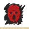 Jason Voorhees Embroidery design, Horror Embroidery, horror design, Embroidery File, logo shirt, Digital download..jpg