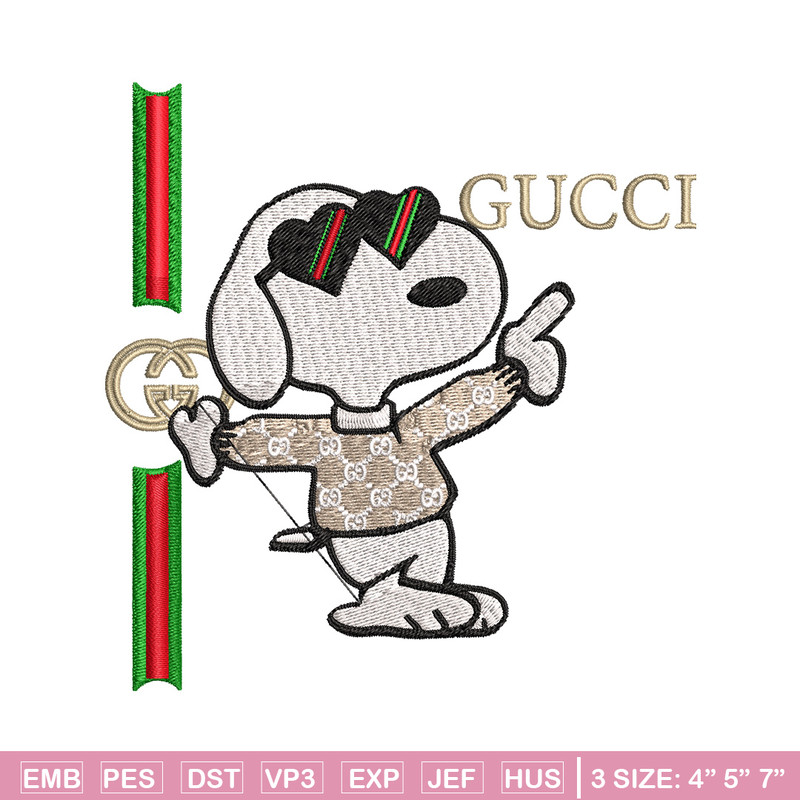 Dog gucci Embroidery Design, Gucci Embroidery, Embroidery File, Logo shirt, Sport Embroidery, Digital download..jpg