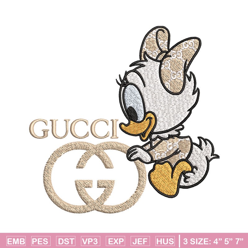 Duck baby Embroidery Design, Gucci Embroidery, Embroidery File, Logo shirt, Sport Embroidery, Digital download.jpg