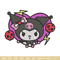 Kuromi Embroidery design, Hello Kitty Embroidery, cartoon design, Embroidery File, cartoon shirt, Digital download.jpg