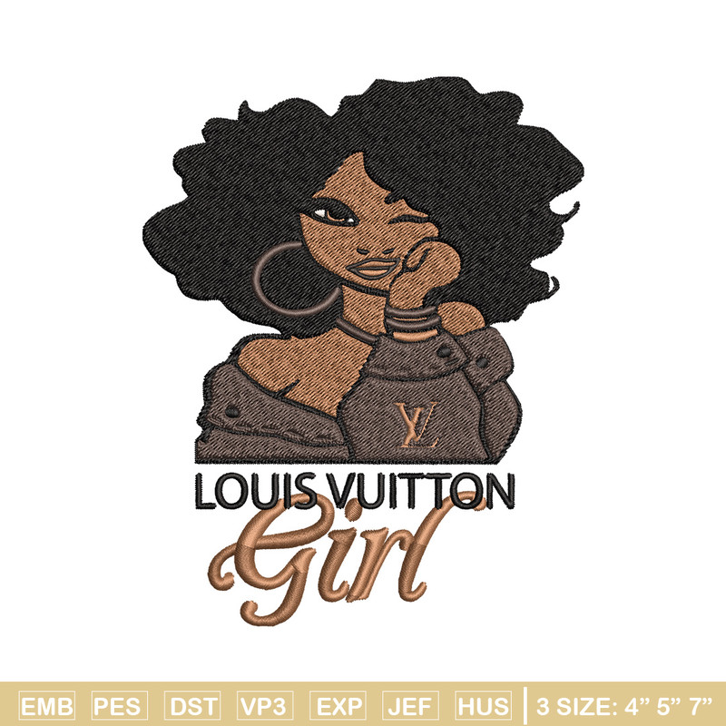 Louis vuitton girl Embroidery Design, Lv Embroidery, Embroidery File, Brand Embroidery, Logo shirt, Digital download.jpg