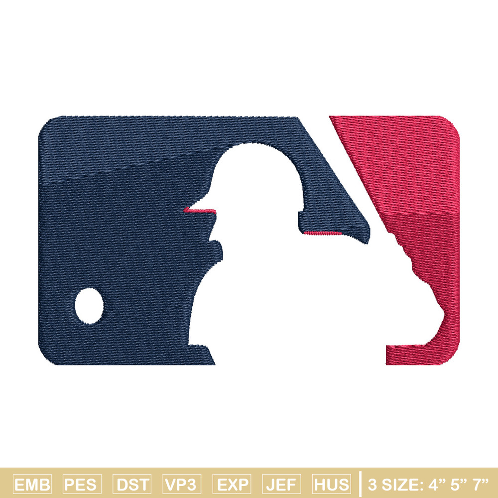 Major League Baseball logo Embroidery, MLB Embroidery, Sport embroidery, Logo Embroidery, MLB Embroidery design.jpg