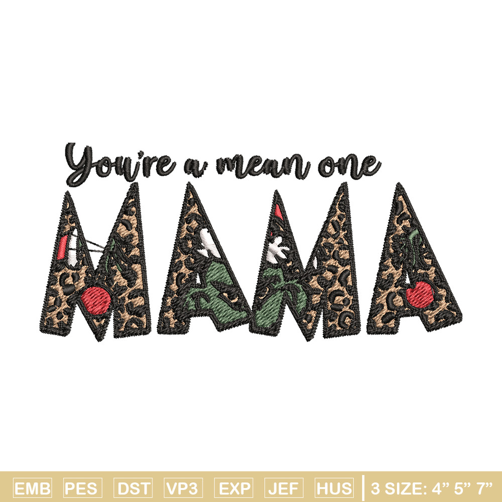 Mama Grinch Embroidery design, Mama Grinch Embroidery, logo design, Embroidery File, logo shirt, Instant download..jpg