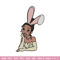 Girl bunny Embroidery design, Girl bunny Embroidery, Cartoon design, Embroidery File, logo shirt, Digital download..jpg