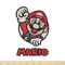 Mario Embroidery design, The Super Mario Bros Embroidery, Embroidery File, logo design, logo shirt, Digital download..jpg