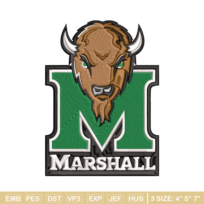 Marshall Thundering Herd embroidery design, Marshall Thundering Herd embroidery, logo Sport embroidery, NCAA embroidery..jpg