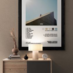 daniel caeser freudian album poster, daniel caeser minimalist poster, digital download.jpg