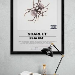 doja cat scarlet album poster 003, doja cat album poster, minimalist poster, digital download.jpg