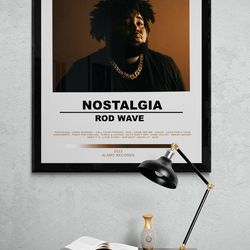 rod wave nostalgia poster 002, rod wave album poster, digital download-1.jpg