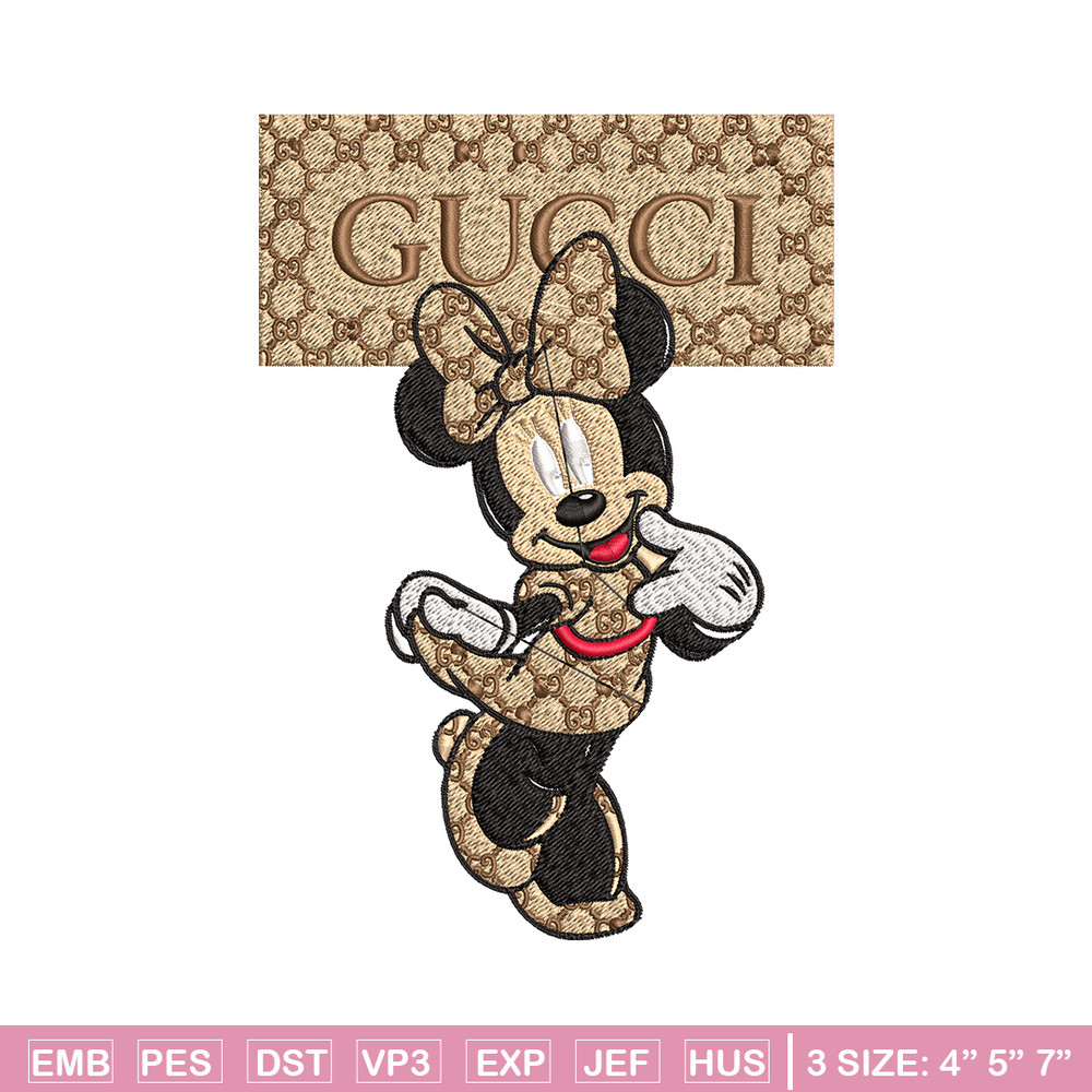 Gucci Minnie Embroidery design, Gucci Minnie Embroidery, Disney design, Embroidery File, cartoon shirt, Digital download.jpg