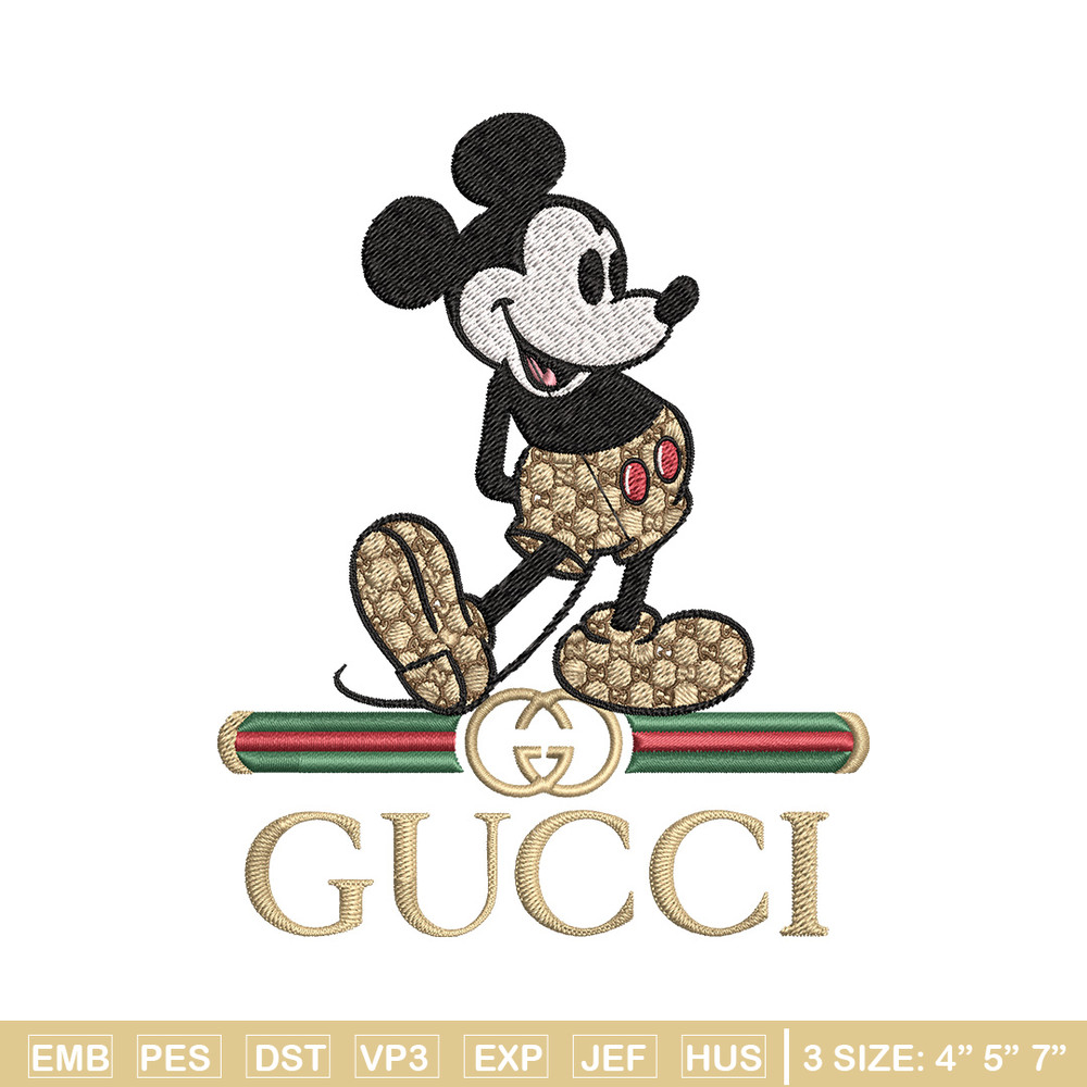 Mickey gucci Embroidery Design, Gucci Embroidery, Embroidery File,Logo shirt, Sport Embroidery,Digital download.jpg